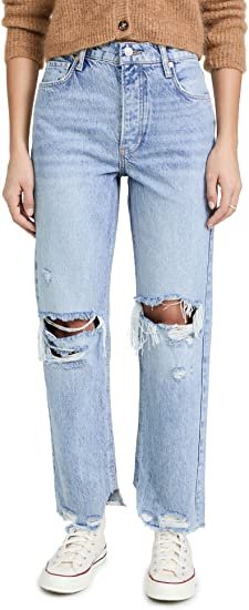 Women's Tapered Baggy Boyfriend Jeans