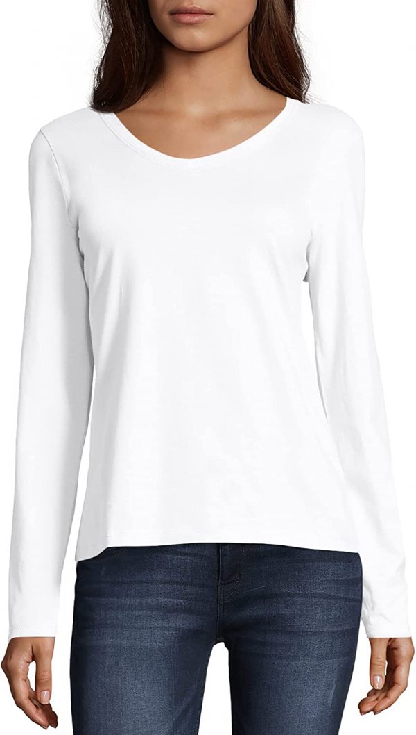 Women’s Perfect-T Long Sleeve V-neck T-shirt